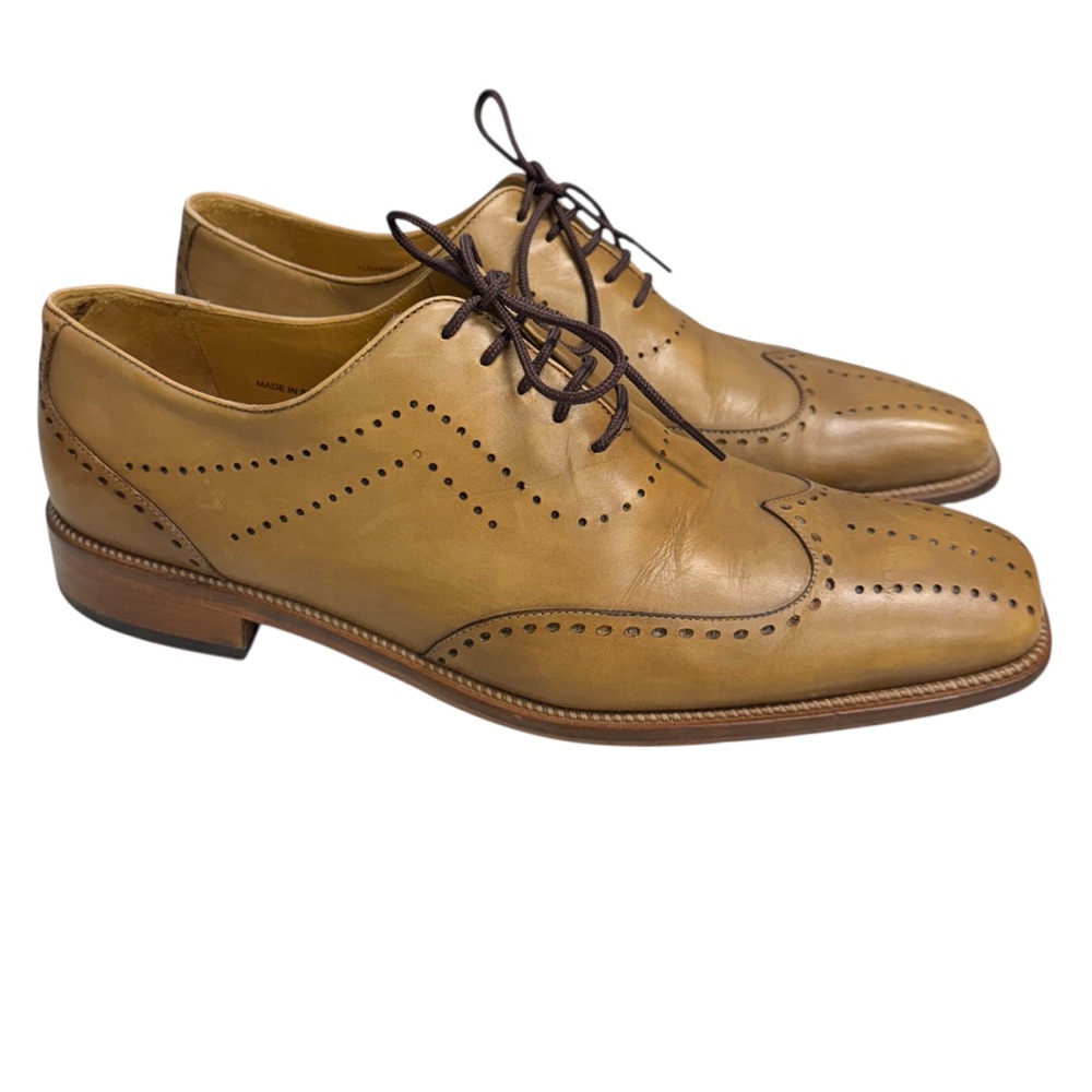 Mezlan Alexander Men's Wingtip Leather Oxford Shoes Size 12M